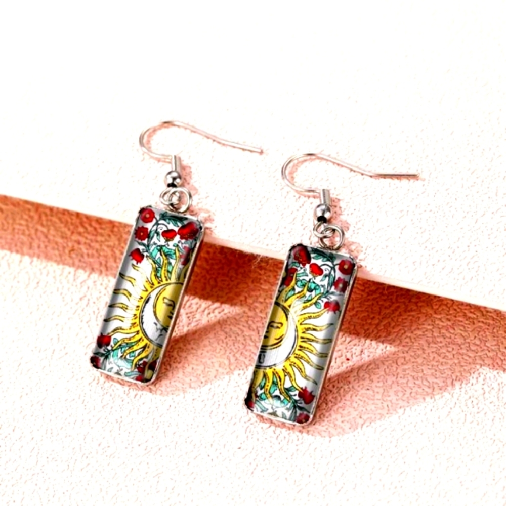 SUN AND MOON EARRINGS CELESTIAL NEW